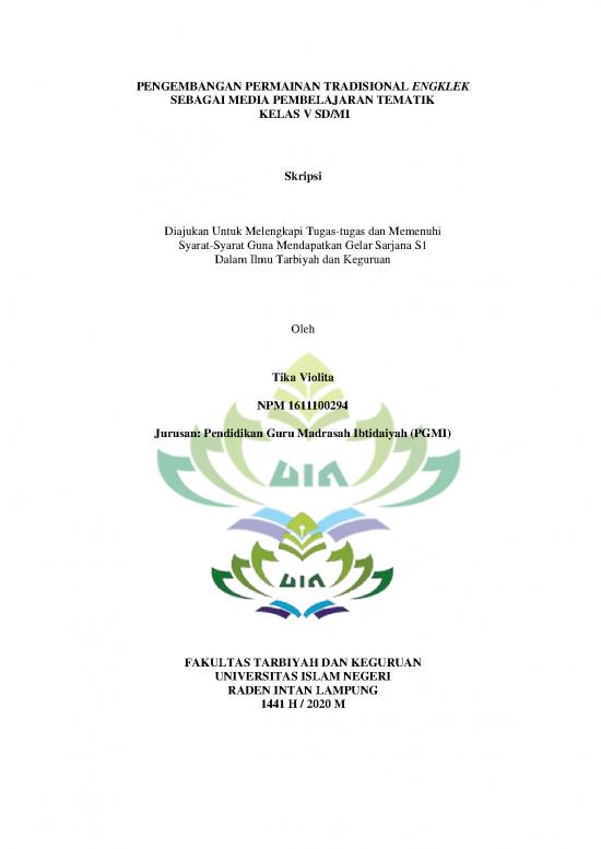 picture Permainan Engklek 63988 | Skripsi 2