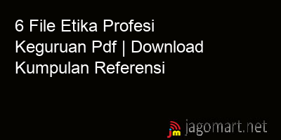 picture 6 File Etika Profesi Keguruan Pdf | Download Kumpulan Referensi