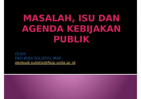 picture Kebijakan Publik Ppt 64793 | 03 Masalah Isu Dan Agenda Kebijakan Publik