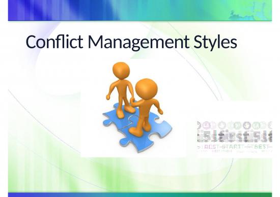 picture_Conflict Management Ppt 65639 | 1 Conflict Management Styles Training