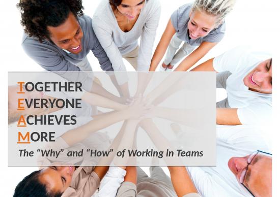 picture_Presentation Skills Ppt 66319 | 1 Teamwork Module