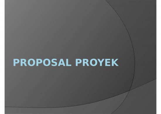 picture Proposal Ppt 64450 | 3 Proposal Proyek