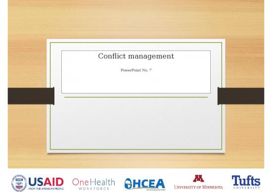 picture Conflict Management Ppt 65592 | 7 Conflict Management 1