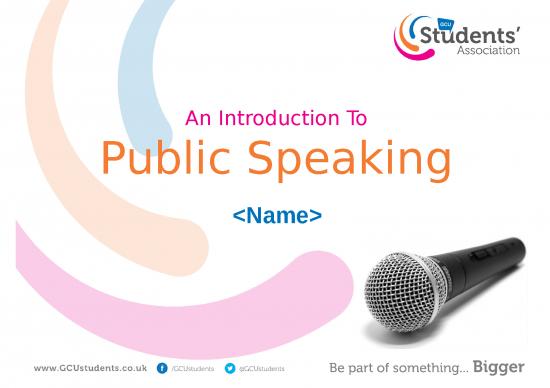 picture Communication Ppt 66427 | An Introduction To Public Speaking Training Session
