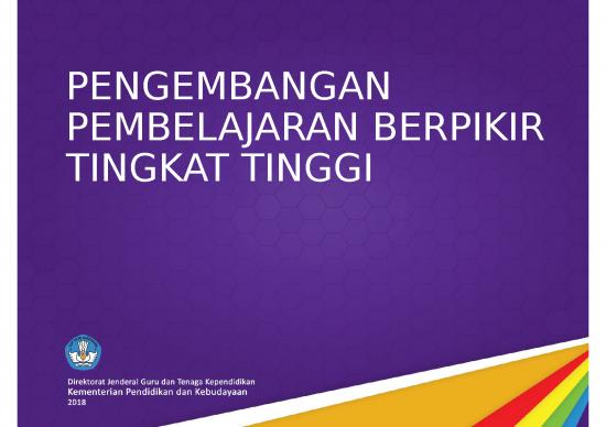 picture Presentation Skills Ppt 65715 | B Pengembangan Pembelajaran Berorientasi Hots Rev
