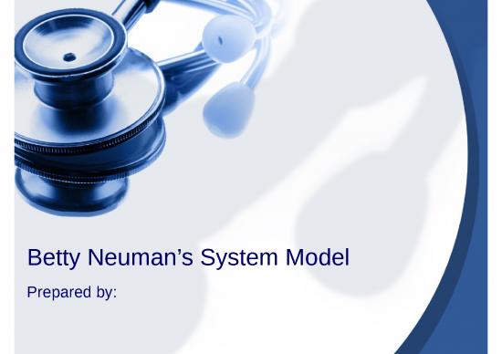 picture Nursing Process Ppt 66576 | Betty Neuman&rsquo;s System Model