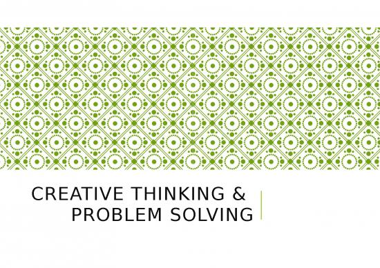 picture Creative Thinking Ppt 66094 | Creative Thinking And Problem Solving