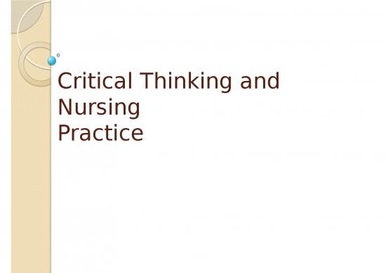 picture Slideshare Presentation Skills 66569 | Critical Thinking And Nursing