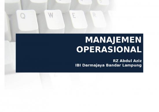 picture Power Point Statistik 64737 | Definisi Manajemen Operasional