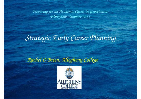 picture Career Ppt 65708 | Early Career Planning 2011