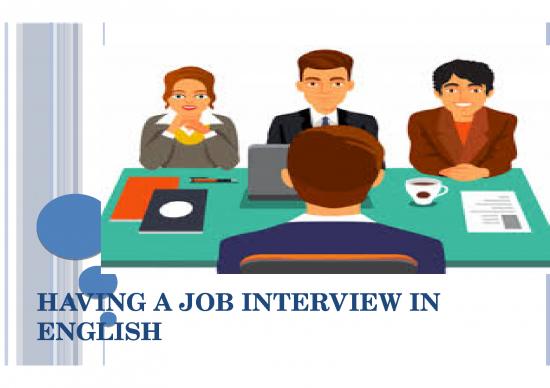 picture Ppt Job Interview Presentation 65521 | Having A Job Interview In English