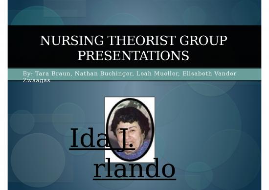 picture Concepts Of Nursing Ppt 66634 | Ida20j20orlando20powerpoint