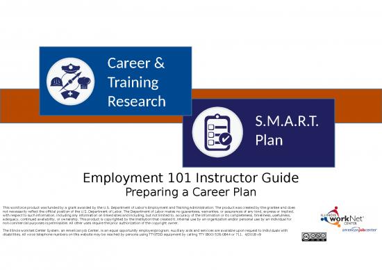 picture Career Ppt 66246 | Instructor Guide   Career Plan