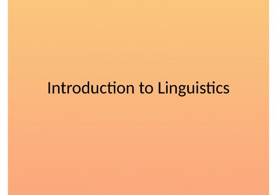 picture Powerpoint Presentation Introduction 65469 | Introduction To Linguistics