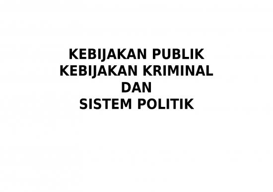 picture_Kebijakan Publik Ppt 64788 | Kebijakankriminalsap34