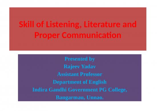 picture_Communication Ppt 65824 | Literature, Listening And Communication