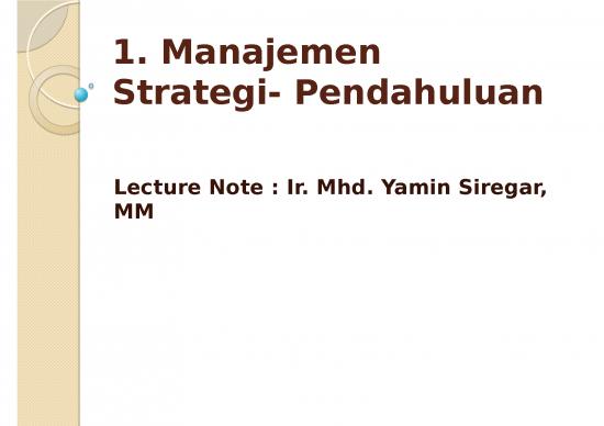 picture Time Management Presentation 65301 | Manajemen Strategi Pendahuluan Uma