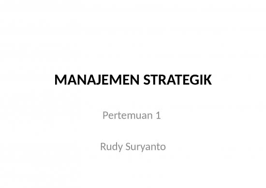 picture Power Point Manajemen 65086 | Manajemen Strategik 1 2013