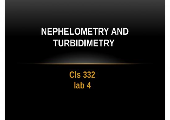 picture_Analysis Ppt 66826 | Nephelometry Turbidimetry  Cls 332 Lab 4