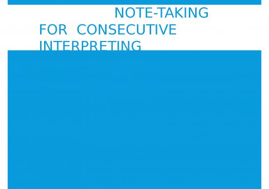 picture Communication Ppt 65965 | Notetakingforconsecutiveinterpreting