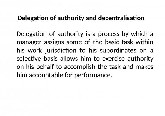 picture_Delegation In Management Ppt 65995 | Ob Delegation Of Authority Decentralisation