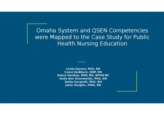 picture_Research Design Slideshare 66658 | Omaha System And Qsen Competencies Were Mapped To