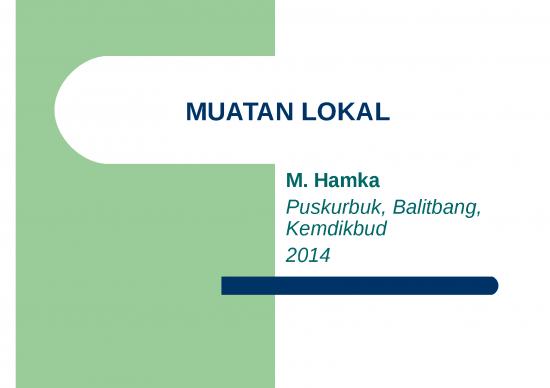 picture_Pendidikan Ppt 64499 | Panduan Teknis Pengembangan Muatan Lokal Di Sekolah Dasar