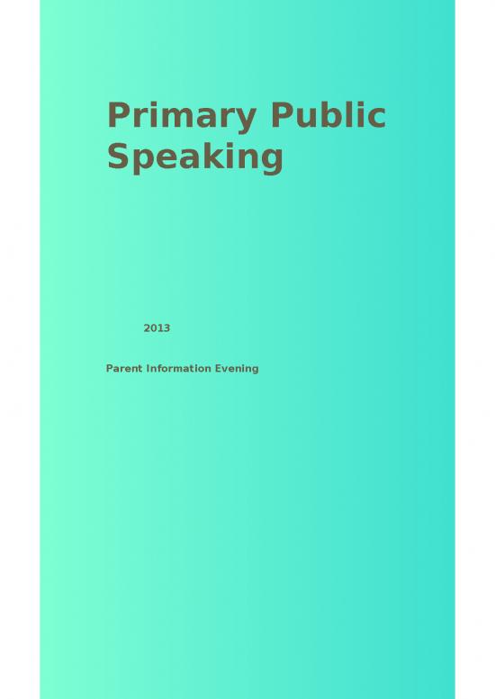 picture Ppt Public Speaking 65760 | Parent Informationeveningpsewpsterm2notesbytcorben