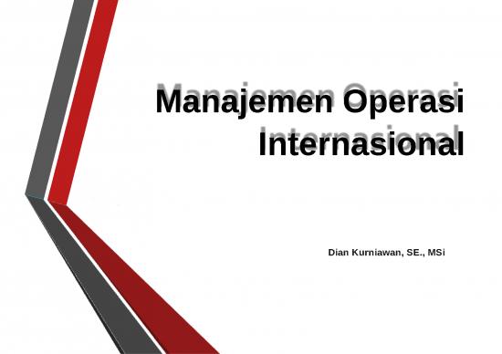 picture Kebijakan Ppt 64373 | Part  Manajemen Operasi Internasionappt