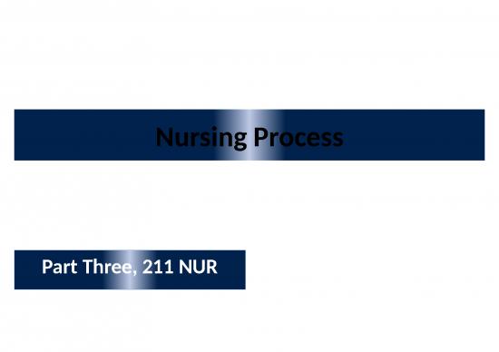 picture_Nursing Process Ppt 66586 | Part Three Nursing Process 211