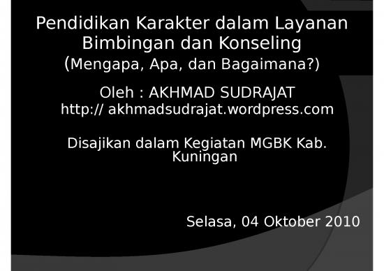 picture Power Point Pendidikan Karakter 65070 | Pendidikan Karakter Dalam Layanan Bimbingan Dan Konseling