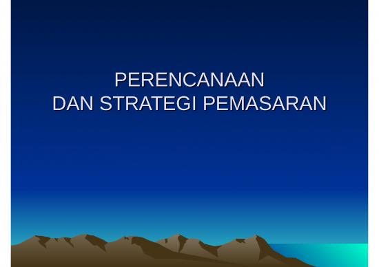picture Peluang Ppt 65303 | Perencanaan Strategi Pemasaran