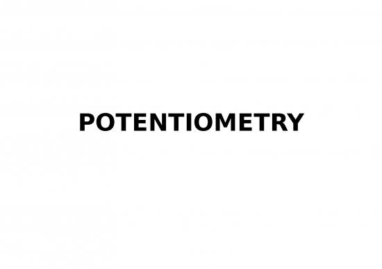 picture Redox Reaction Ppt 66719 | Potentiometry