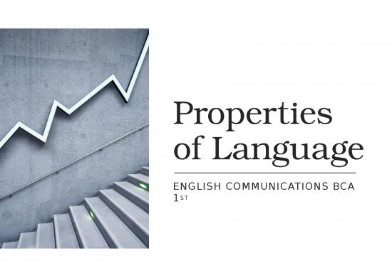 picture Communication Ppt 66109 | Properties Of Language