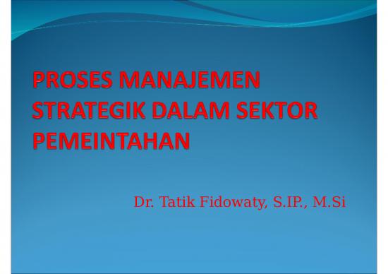 picture Strategi Ppt 65354 | Proses Manajemen Strategik Dalam Sektor Pemeintahan