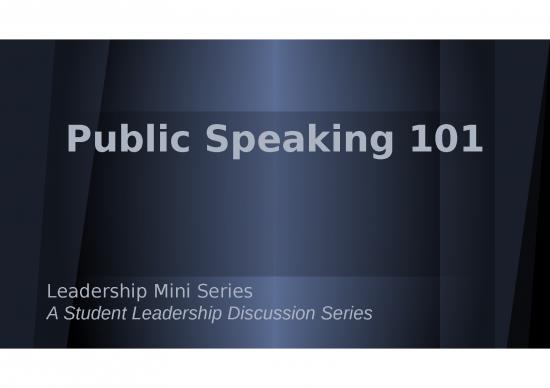 picture Presentation Skills Ppt 66433 | Public Speaking 101