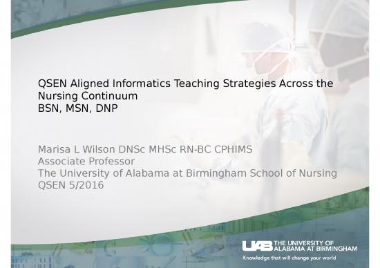 picture Nursing Process Ppt 66661 | Qsen Aligned Informatics Teaching Strategies Acros