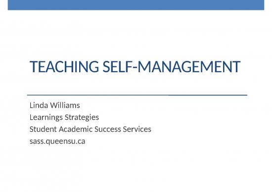 picture Time Management Presentation 65688 | Self Management Presentation Version 7 Wcag