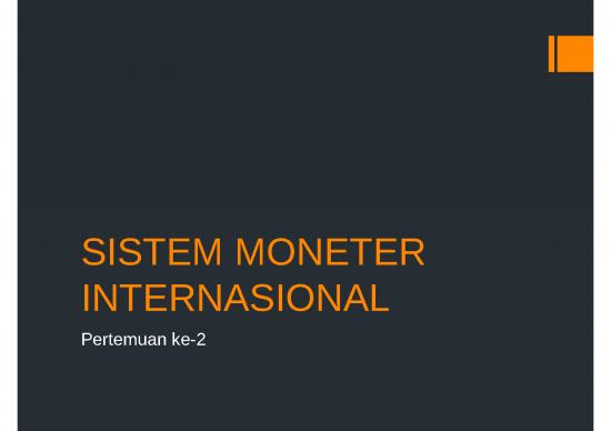 picture Kebijakan Moneter Ppt 64676 | Sistem Moneter Internasional