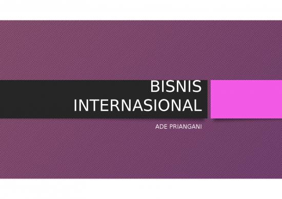 picture Marketing Ppt 64719 | Slide 1 Pengertian Bisnis Internasional