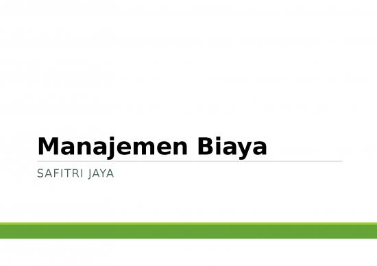 picture_Manajemen Waktu Ppt 64634 | Slide Inf403 Pertemuan 8 Manajemen Biaya Proyek
