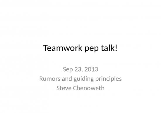 picture Powerpoint For Students 66407 | Teamwork Pep Talk