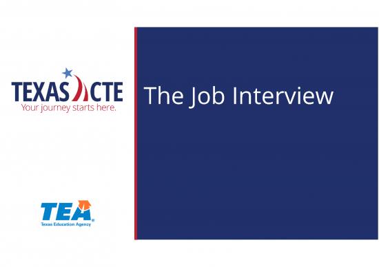 picture Education Ppt 66465 | The Job Interview