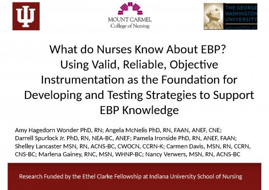 picture_Nursing Theories Ppt 66662 | What Do Nurses Know About Ebp Using Valid Reliabl