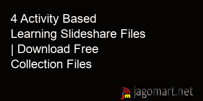 picture 4 Activity Based Learning Slideshare Files | Download Free Collection Files