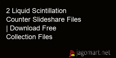 picture 2 Liquid Scintillation Counter Slideshare Files | Download Free Collection Files