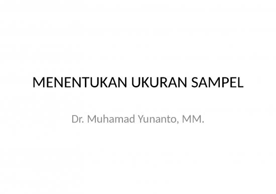 picture_Statistics Powerpoint 69077 | 03 Menentukan Ukuran Sampel Dan Normalitas Data