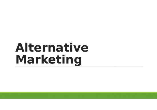 picture Marketing Ppt 67219 | 2 Alternative Marketing1