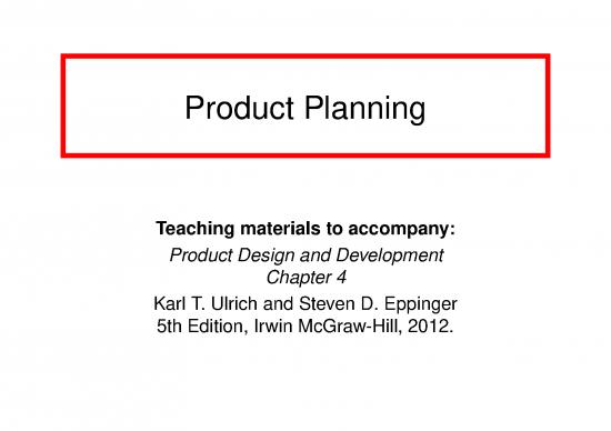 picture Concept Powerpoint 69371 | 4 Product Planning