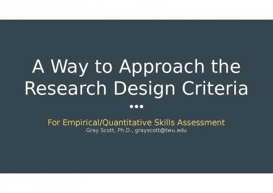 picture Research Design Slideshare 67044 | A Way To Approach The Research Design Criteria
